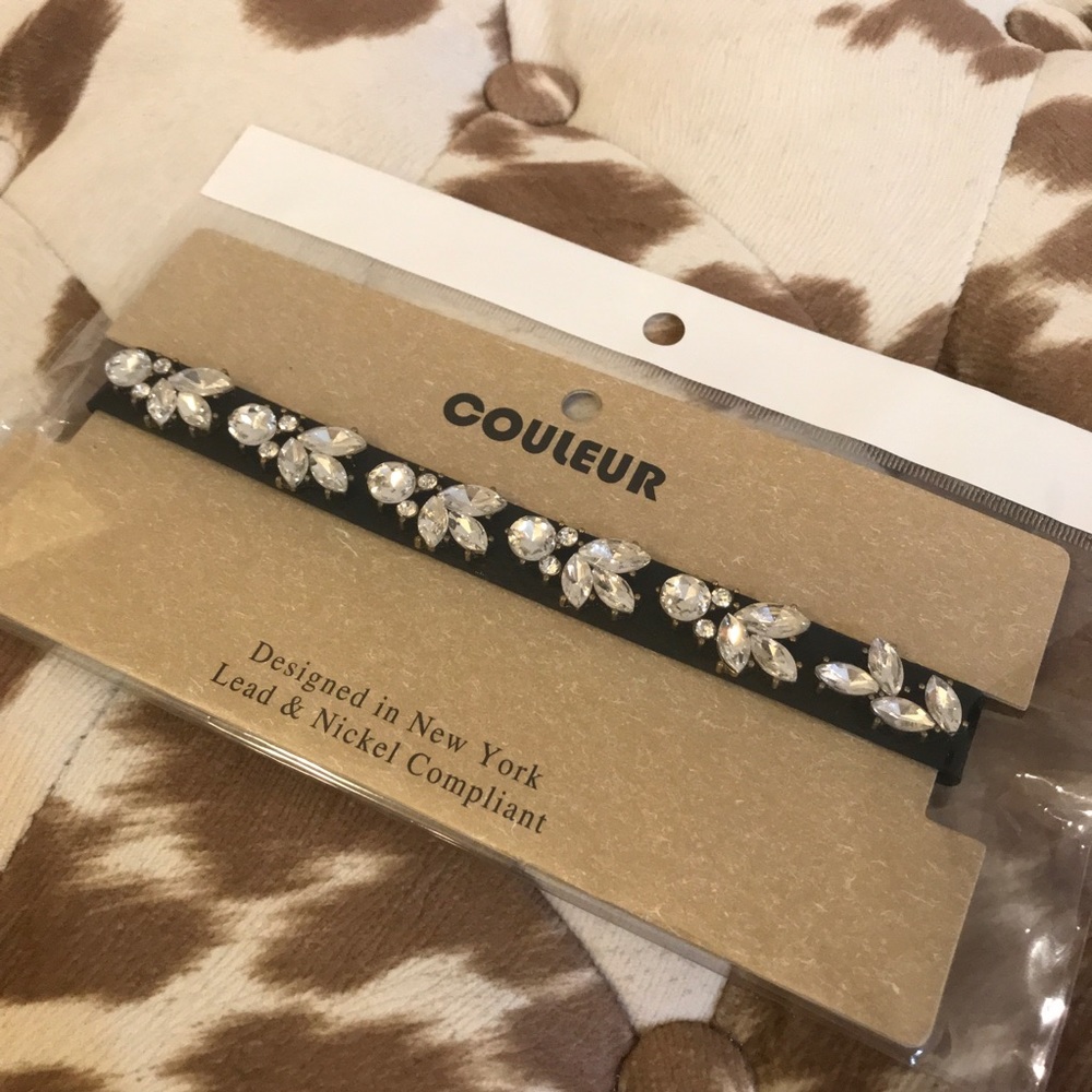 Leather Studded Choker